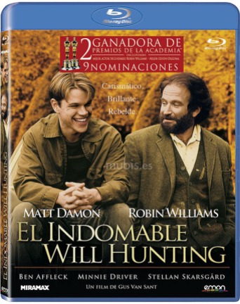 El Indomable Will Hunting (Good Will Hunting) (Blu-ray), dirigida por Gus Van Sant